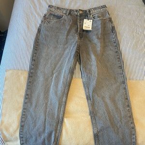 Grey washed Zara jeans size 42 NWT